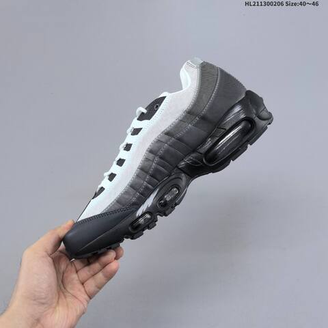 Nike Air Max 95 TT White Black Dark Grey EU 40-46 Running Shoe - Men's (BS-61509)