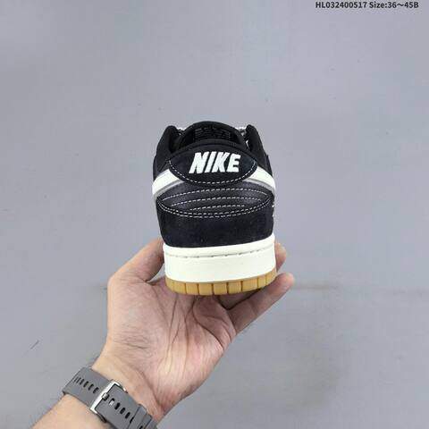 Nike Dunk SB Low Stussy Black White Sail Gum EU 36-45 Skate Shoe - Unisex (BS-60300)