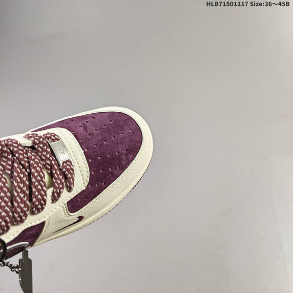 Nike Air Force 1 07 LV8 off white burgundy EU 36-45 sneaker