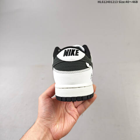 Nike SB Dunk Low Retro DIY White Black EU 40-46 Skate Shoe - Men's (BS-62709)