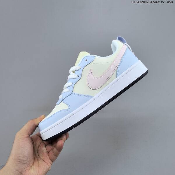 Nike Court Borough Low 2 light blue cream white pink EU 35-45 skate shoe