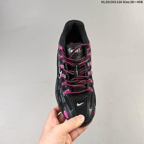 Nike P-6000 Premium Black Pink Silver EU 36-45 Running Shoe - Unisex (BS-62934)