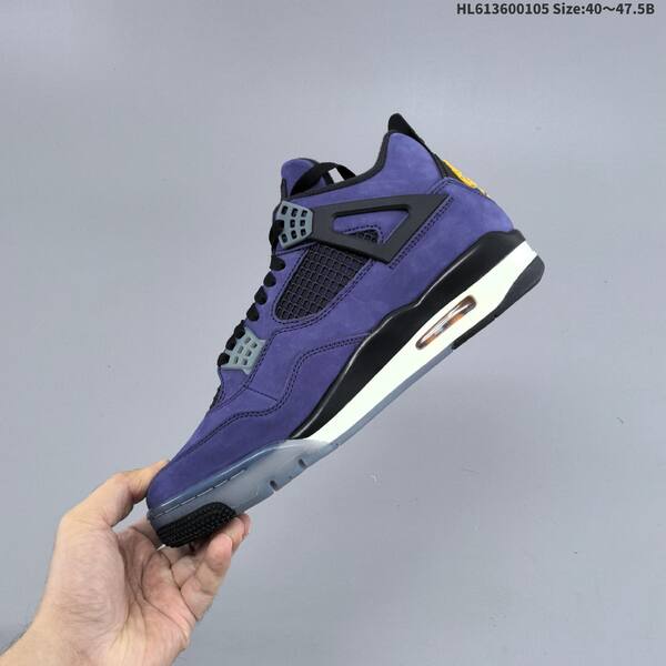 Jordan Air Jordan 4 Retro OG Imperial Purple / Black / Grey / Yellow EU 40-47.5 basketball