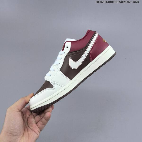 Jordan Air Jordan 1 Low OG white/brown/burgundy EU 36-46 basketball