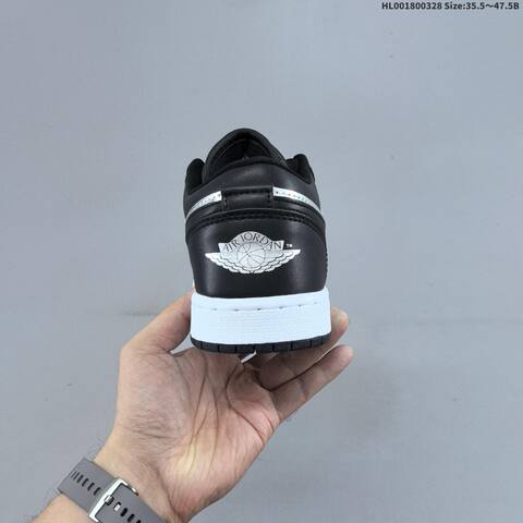 Air Jordan 1 Low Silver Toe AIR JORDAN 1 Aj1 Lifestyle (BS-66425)