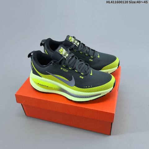 Nike Vomero 18 GTX ReactX Air Zoom Light Grey Grey Off White Dark Grey Volt EU 40-45 Running Shoe - Men's (BS-61875)