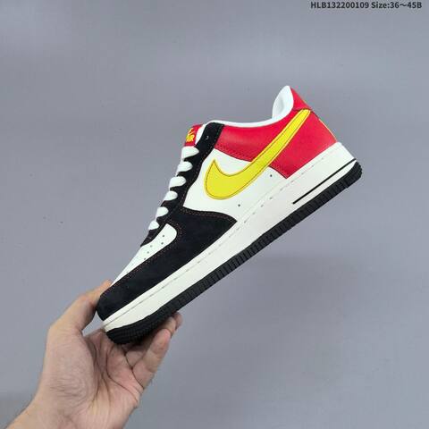 Nike Air Force 1 07 LV8 Light Brown Dark Brown Red EU 36-45 Sneaker - Unisex (BS-62103)