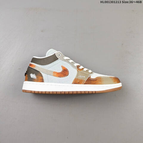 Air Jordan 1 Low SE Multi-Color Distressed AIR JORDAN 1 Aj1 1 Jo Lifestyle (BS-67463)