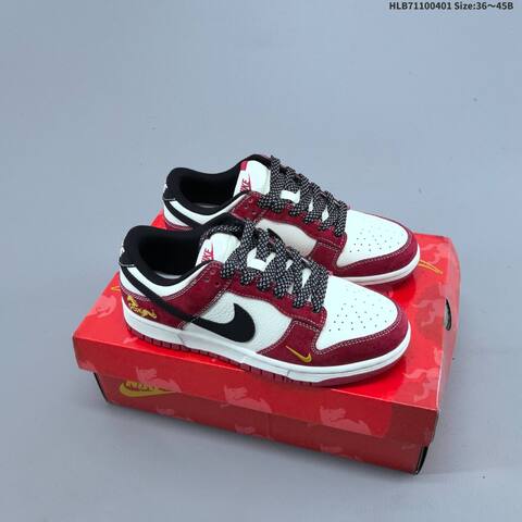Nike Dunk SB Low Off White Red Black Yellow EU 36 45 Skate Shoe EU 36-45 - Unisex (BS-60986)
