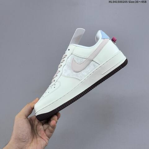 Nike Air Force 1 07 LV8 IQ4937-161 Off White Light Pink Light Blue Black EU 36-45 Sneaker - Unisex (BS-61524)