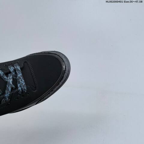 Air Jordan 3 Retro Black Cat Replica AIR JORDAN 3 Aj3 Lifestyle (BS-66368)