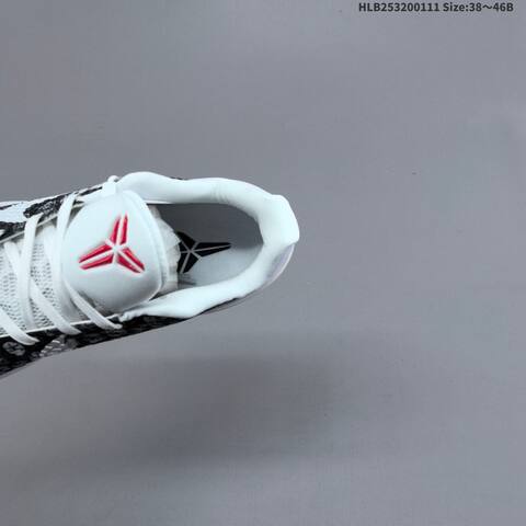 Nike Zoom Kobe VI CNY Black White Red EU 38-46 Basketball Shoe - Unisex (BS-62052)