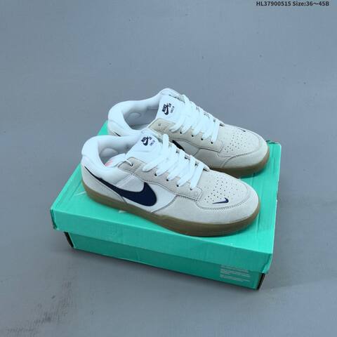 Nike SB Force 58 Light Grey Black White EU 36-45 Skate Shoe - Unisex (BS-60318)