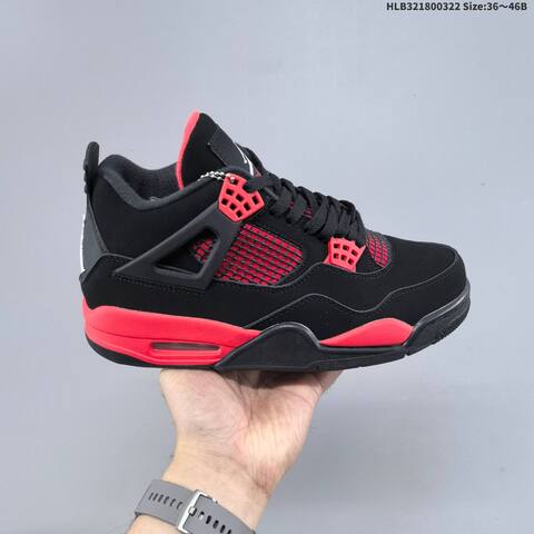 Air Jordan 4 Retro Fire Red Replica AIR JORDAN 4 Aj4 Lifestyle (BS-66474)