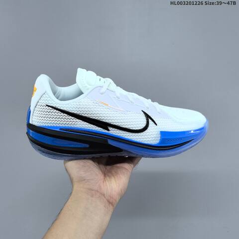 Nike Air Zoom G T Cut 1 EP White Blue Black Orange EU 39-47 Basketball Shoe - Unisex (BS-62423)