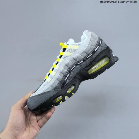 Nike Undefeated x Air Max 95 SP Grey Black White Yellow Red EU 40-48 5 Sneaker - Men's (BS-61146)