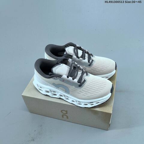 On Cloudmonster White Light Gray EU 36-45 Running Shoe Running Sneakers - Unisex (BS-69557)