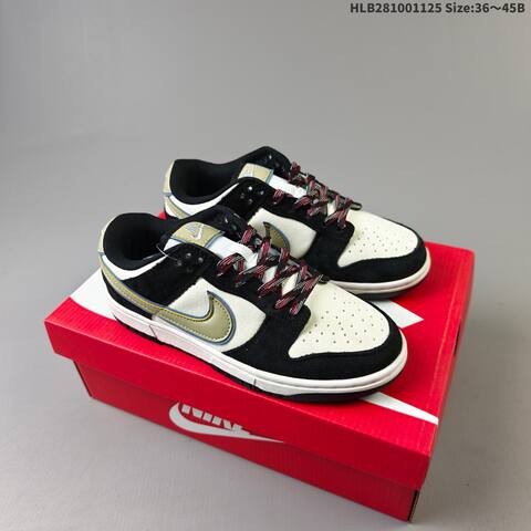Nike SB Dunk Low Zoom Air White Black Beige Blue Red EU 36-45 Skate Shoe - Unisex (BS-63076)