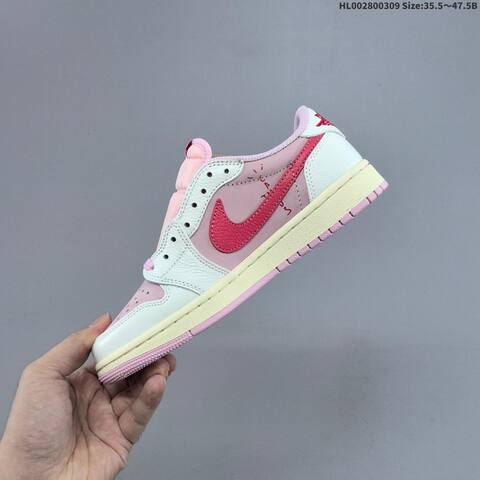 Travis Scott x Air Jordan 1 Low AIR JORDAN 1 Aj1 Lifestyle (BS-66589)
