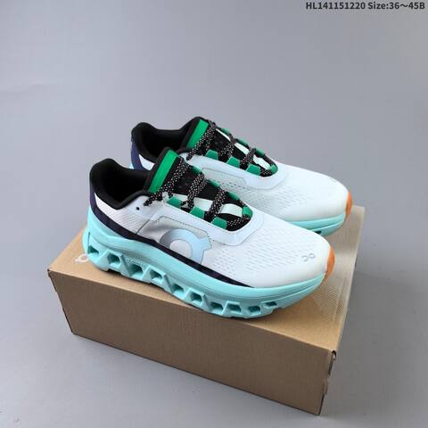 On Running Cloudmonster Paf White Gray Orange Red Black EU 36-45 Running Shoe Running Sneakers - Unisex (BS-69736)