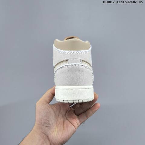 a Air Jordan 1 Mid Hemp Sail AIR JORDAN 1 Aj1 Lifestyle (BS-67315)