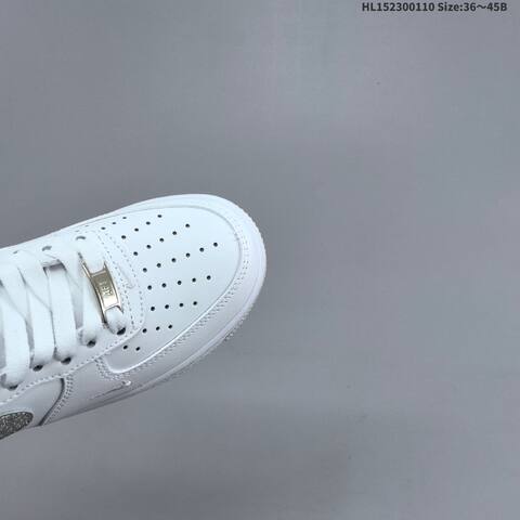 Nike Air Force 1 Low 07 White Silver Red EU 36-45 Sneaker - Unisex (BS-62077)