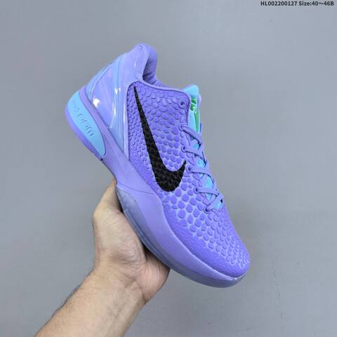 Nike Zoom Kobe 6 Protro Purple Orange Black Blue Green EU 40-46 Basketball Shoe - Men's (BS-61724)