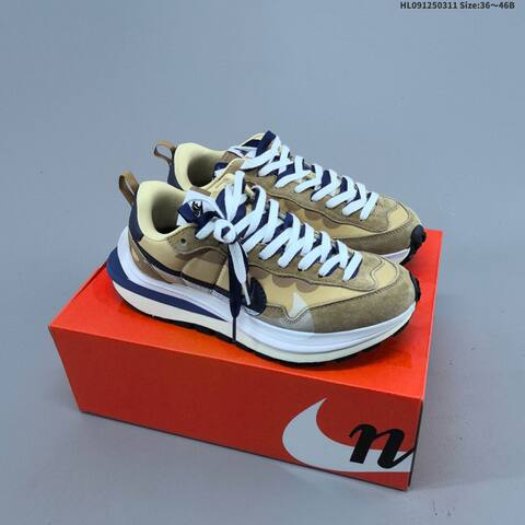 Nike Vaporwaffle Sacai White Beige Red Black Gum EU 36-46 Sneaker - Unisex (BS-61372)
