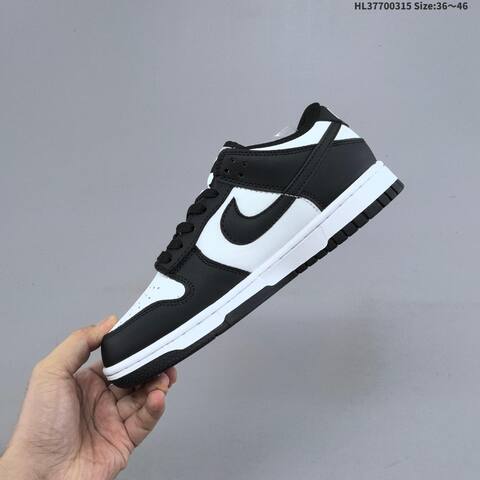 Nike Dunk Low Black White EU 36-46 Skate Shoe - Unisex (BS-61299)