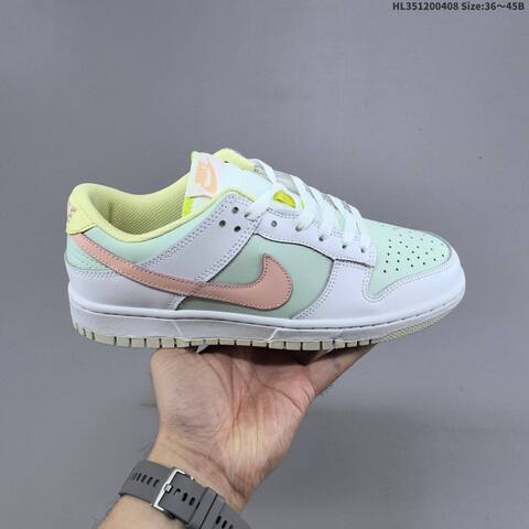 Nike Dunk Low Grey Burgundy White EU 36-46 Skate Shoe - Unisex (BS-60890)