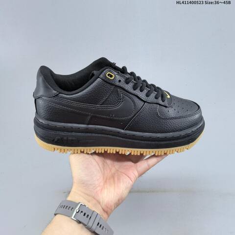 Nike Air Force 1 Low Luxe Grey White Brown EU 36-45 Sneaker - Unisex (BS-60202)