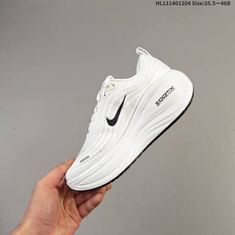 Nike Vomero Plus ReactX Air Zoom White Black Grey EU 35 5-46 Running Shoe - Unisex (BS-62837)