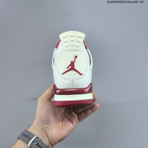 Air Jordan 4 Retro Sierra Red WMNS AIR JORDAN 4 Aj4 Lifestyle (BS-66379)