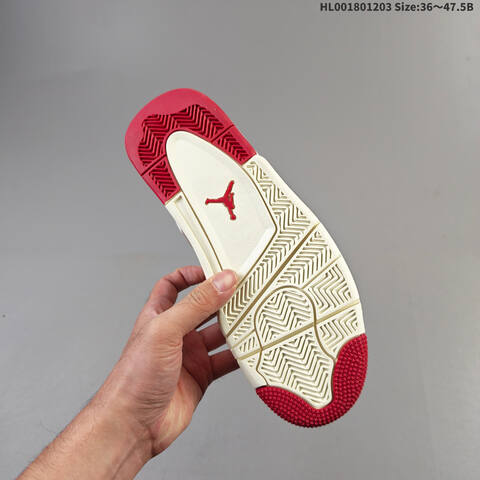 Air Jordan 4 Retro Sierra Red WMNS AIR JORDAN 4 Aj4 Lifestyle (BS-67552)