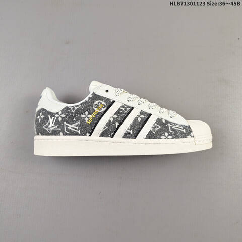 Adidas Superstar DIY Dark Grey Off White Black EU 36-45 Skate Shoe - Unisex (BS-65518)