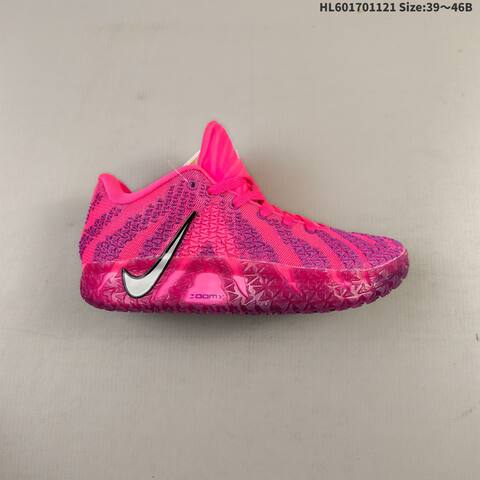 Nike JA3 EP Hot Pink Purple White EU 39-46 Basketball Shoe - Unisex (BS-63343)