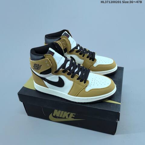 Nike Air Jordan 1 Retro High OG Black White AIR JORDAN 555088-063 Lifestyle (BS-66737)