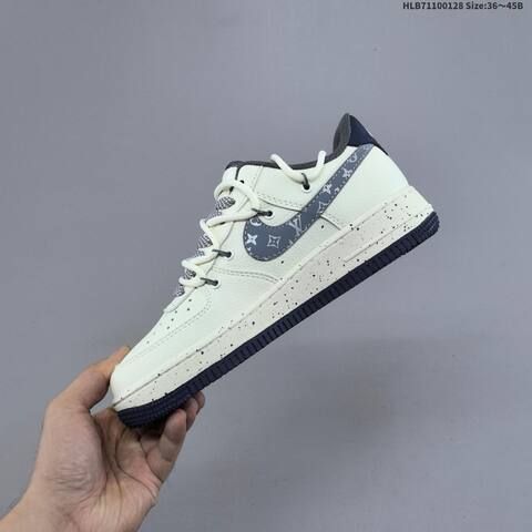 Nike Air Force 1 07 LV8 DM6688 Off White Grey Black EU 36 45 Skate Shoe EU 36-45 - Unisex (BS-61683)