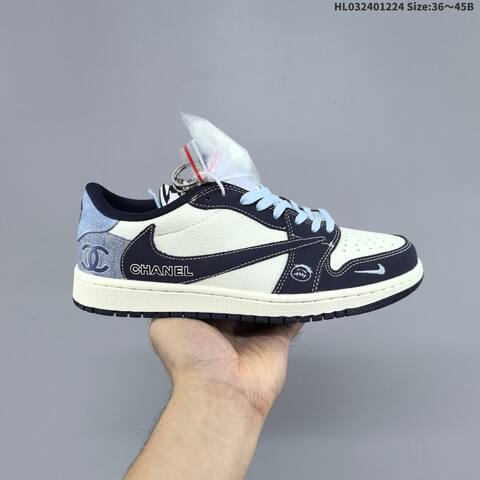 Nike Air Jordan 1 x Travis Scott AIR JORDAN DIY Lifestyle (BS-67304)