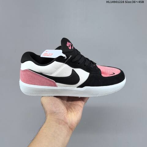 Nike SB Force 58 CZ2959 Black White Blue Pink EU 36-45 Skate Shoe - Unisex (BS-62367)