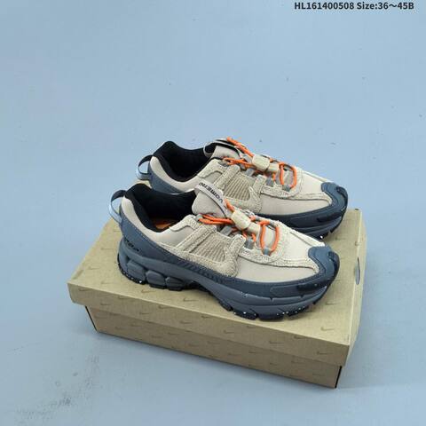 Nike Zoom Vomero Roam Khaki Dark Grey Orange Black EU 36-45 Trail Shoe - Unisex (BS-60436)
