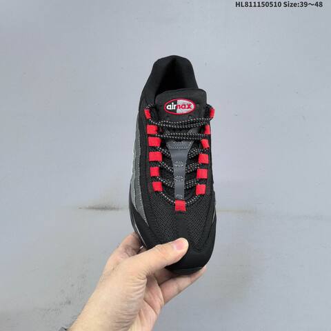 Nike Air Max 95 TT HM4803 001 Black Grey Red White EU 39-48 Running Shoe - Unisex (BS-60424)