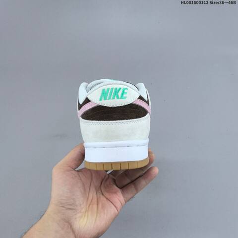 Nike SB Dunk Low Pro Brown Grey Pink White Gum EU 36-46 Skate Shoe - Unisex (BS-62042)