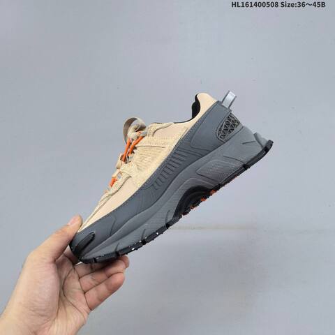 Nike Zoom Vomero Roam Khaki Dark Grey Orange Black EU 36-45 Trail Shoe - Unisex (BS-60436)