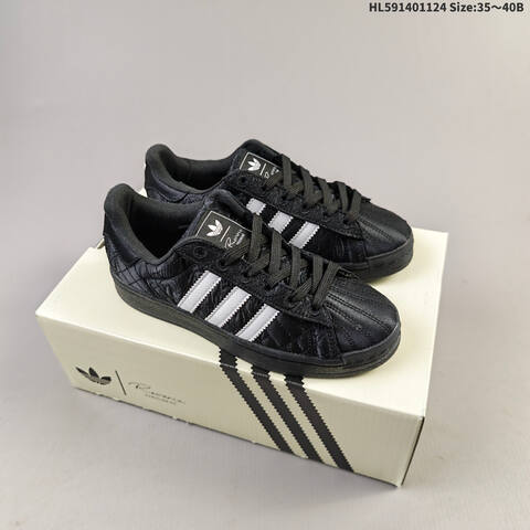 Adidas Caroline Hu x Adidas Originals Superstar W Black White EU 35-40 Skate Shoe - Unisex (BS-65468)