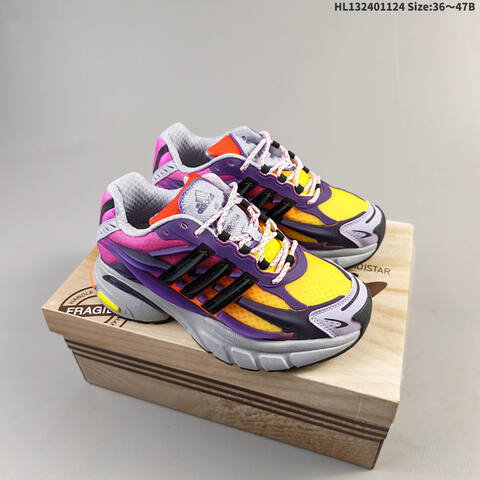 Adidas Adistar Jellyfish 3D Yellow Purple Pink Orange Grey EU 36-47 Running Shoe - Unisex (BS-65496)