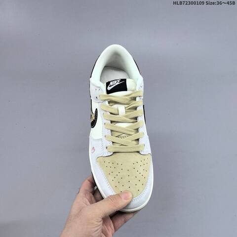 Nike Dunk SB Low Off White Beige Black Gold EU 36-45 Skate Shoe - Unisex (BS-62119)