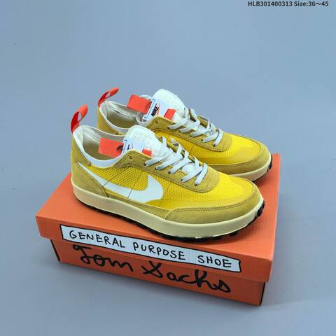 Nike Tom Sachs General Purpose Shoe Grey White Orange Yellow Cream EU 36-45 Sneaker - Unisex (BS-61345)