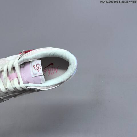 Nike Dunk Low Valentines Day Light Beige Pink White Red Blue EU 36-41 Skate Shoe - Unisex (BS-61517)