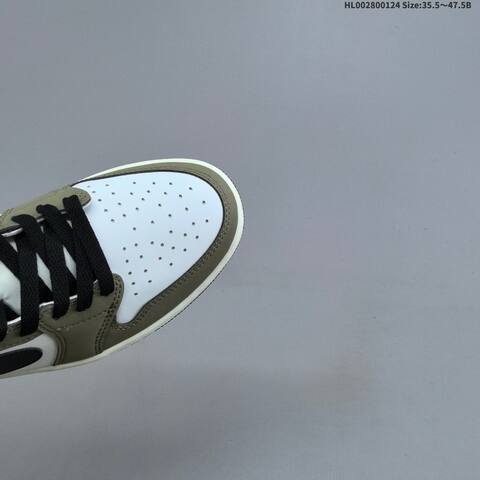 Air Jordan 1 Low OG Medium Olive AIR JORDAN 1 Aj1 Lifestyle (BS-66855)
